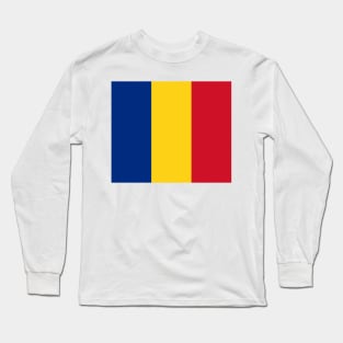 Romania Flag Long Sleeve T-Shirt